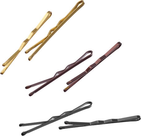 Wsuwki do włosów karbowane ebelin