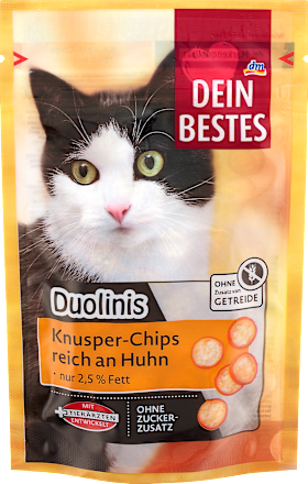 Gustare pentru pisici chips cu pui Dein Bestes
