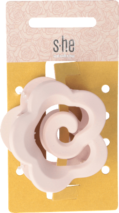 Haarklammer rosa im Blumen-Design s-he stylecollection