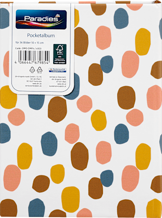 Fotoalbum Pocket 10x15 cm Punkte Paradies