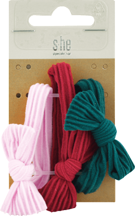 Gumičky do vlasov s mašľou - mix s-he stylecollection