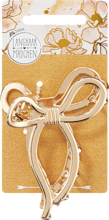 4 Haarspangen Schleifen-Design – Metall In Gold & Silber, Für Frauen & Mädchen