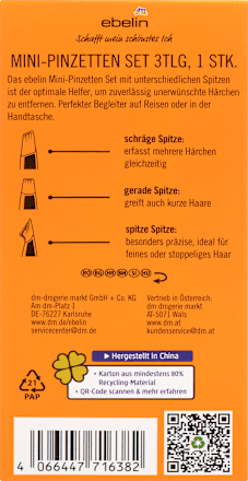 Mini-Pinzetten Set 3tlg Hola Hermosa ebelin