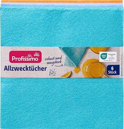 Allzwecktücher sortiert Profissimo