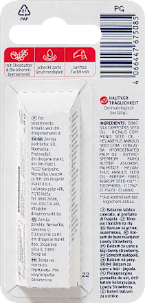 lovely strawberry balzam za usne Balea