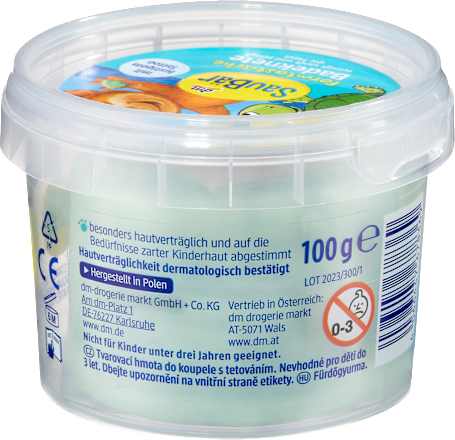 Badeknete Formtastisch mit Tattoo SauBär