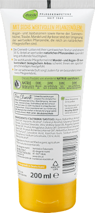 Cremeöllotion Arganöl Mandel alverde NATURKOSMETIK