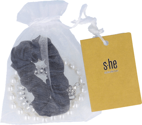 Haarschmuck-Set mit Beutel s-he stylecollection