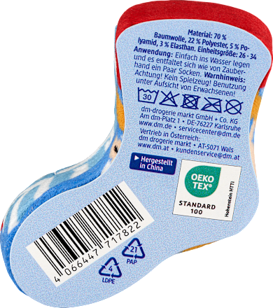 Zaubersocken Wichtel rot SauBär