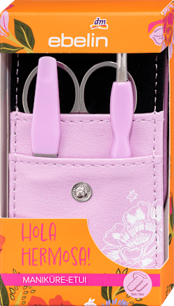 Maniküre-Etui 3tlg Hola Hermosa ebelin