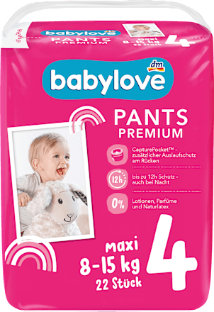 Plienkové nohavičky Premium veľ. 4 maxi (8-15 kg) babylove