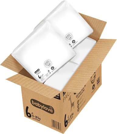Plienky Premium - veľ. 6 xl (15-20 kg) Monats Pack babylove