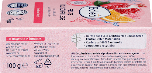 Feste Dusche Orange & Granatapfel Balea