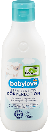 Baby Körperlotion ultra sensitive babylove