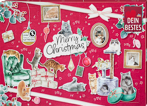 Adventskalender 2024 - 24 leckere Katzensnacks Dein Bestes