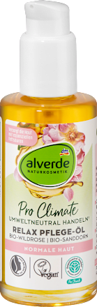 tělový olej Relax bio šípková růže a bio rakytník alverde NATURKOSMETIK