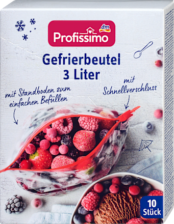 Vrecká na mrazenie potravín 3 l Profissimo
