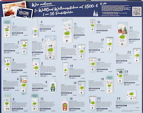 Adventskalender 2024 "Winterzeit" alverde NATURKOSMETIK