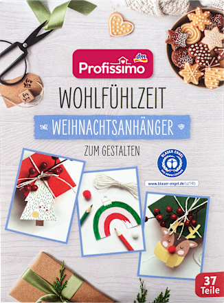 Bastelset Wohlfühlzeit Weihnachtanhänger zum Gestalten Profissimo