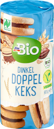 Bio pirini piškoti s kakavovim kremnim polnilom dmBio