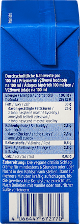 Veganska smetana za stepanje na osnovi kokosa dmBio