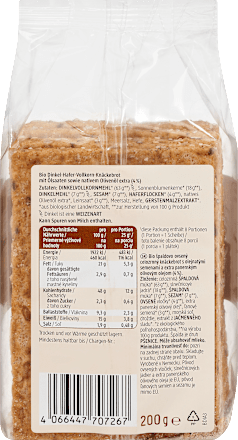 Knäckebrot Snack-Knäcke Saaten Mix dmBio