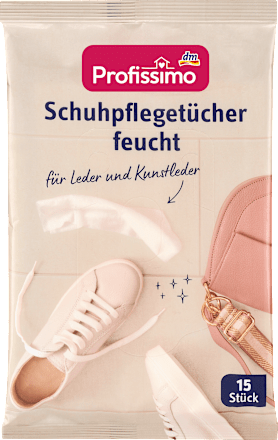 Schuhpflegetücher feucht Profissimo