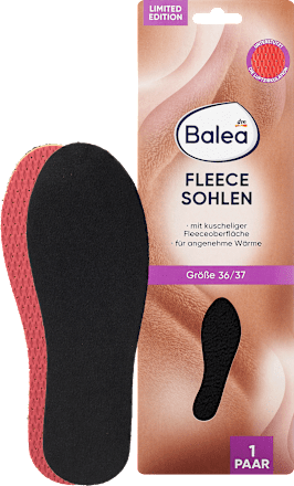 Einlegesohlen Fleece Gr. 36/37 Balea