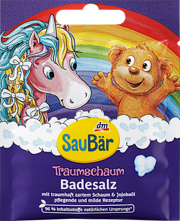 Kinder Badezusatz Traumschaum Badesalz SauBär