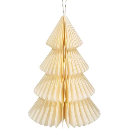 Wohlfühlzeit Baum aus Papier mit Lichterkette Profissimo