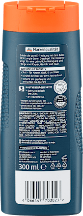 JUNGLE GREEN 3IN1 Gel za tuširanje Balea MEN