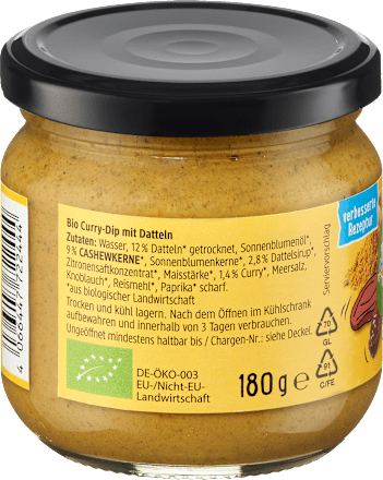 Curry-Dattel Dip dmBio