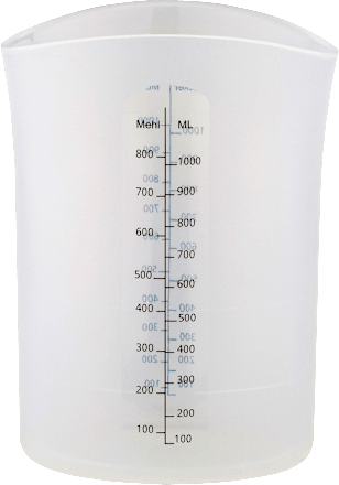 Wohlfühlzeit Messbecher aus Silikon Profissimo