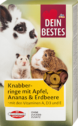 Knabberringe mit Apfel, Ananas & Erdbeere Dein Bestes