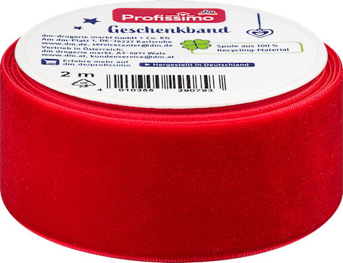 Geschenkband samt rot Profissimo