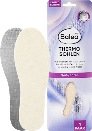 Einlegesohlen Thermo Gr. 40/41 (1 Paar) Balea