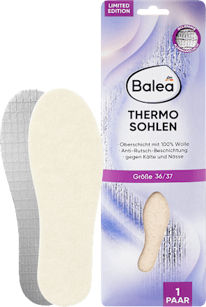 Einlegesohlen Thermo Gr. 36/37 (1 Paar) Balea