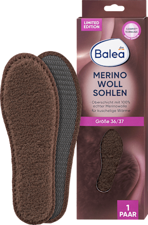 Einlegesohlen Merino Gr. 36/37 Balea