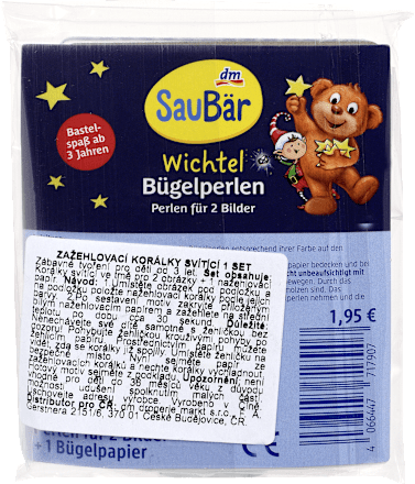 zažehlovací korálky set SauBär