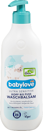 Waschbalsam Kopf bis Fuß ultra sensitive babylove