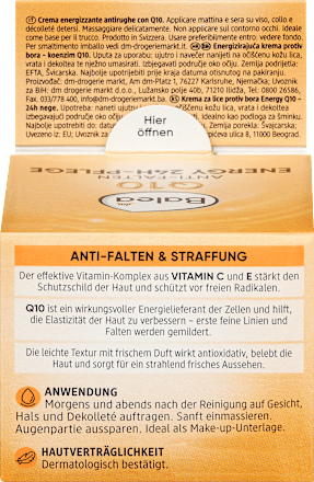 Crema viso antirughe energizzante 24h Balea