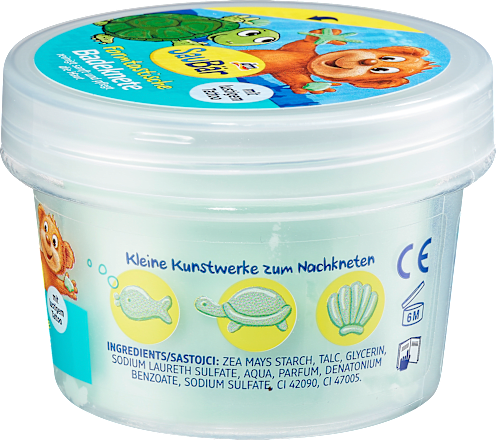 Kinder Badezusatz Formtastische Badeknete mit Tattoo SauBär