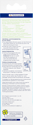 Aufsteckbürsten universal Active Cross Dontodent