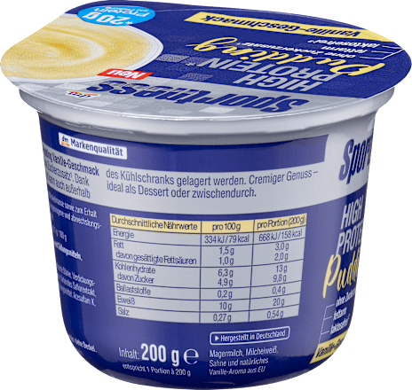 Protein Pudding Vanille Sportness