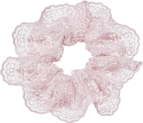 Scrunchie Spitze Langhaarmädchen