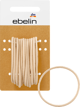 Haargummis dünn blond ebelin