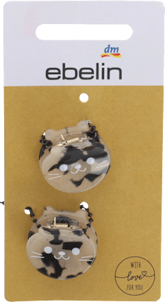Haarklammer-Set Katze ebelin