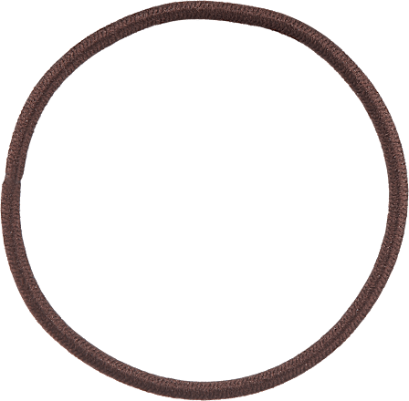 Haargummis dünn braun ebelin