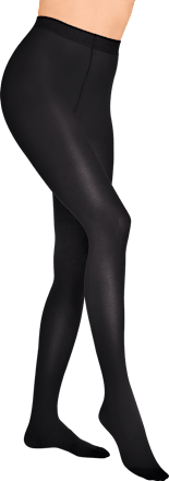 Strumpfhose mit wärmender Faser schwarz Gr. 38/40, 80 DEN Fascino