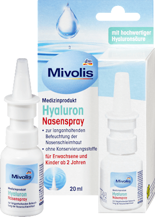 Spray do nosa z kwasem hialuronowym Mivolis